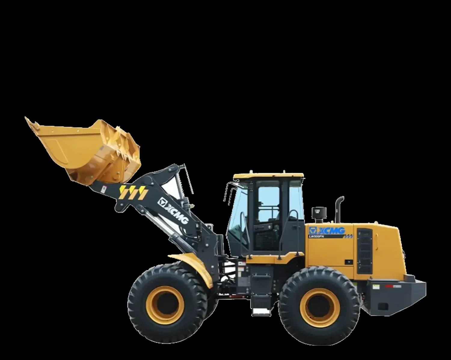 XCMG LW500FN wheel loader, isolated on white