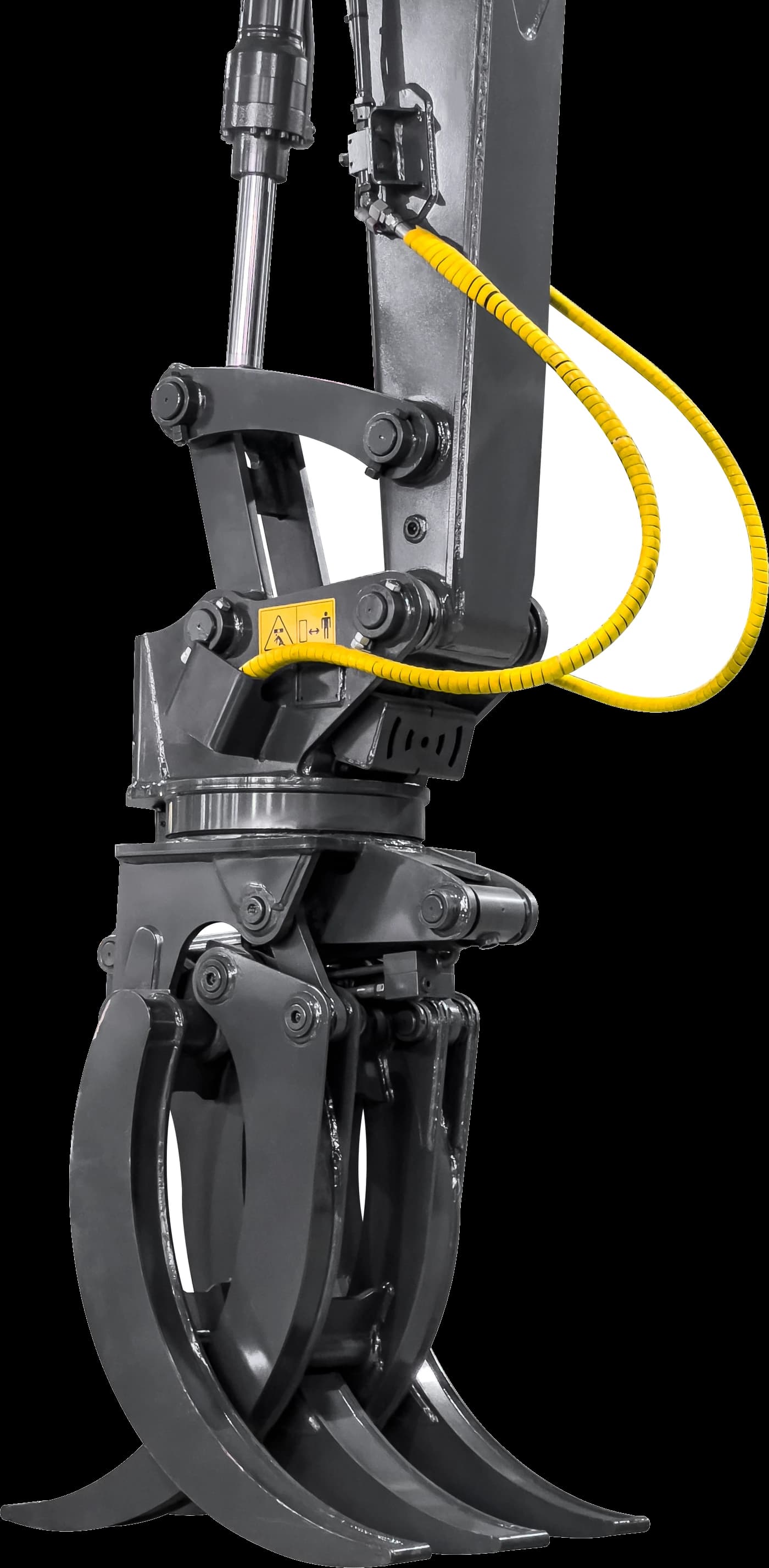 Five-Claw Log Grapple, Electric Full-Rotation, 15 t