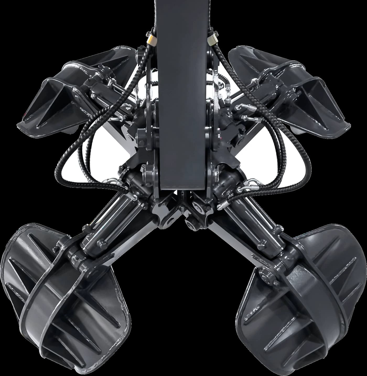 Ductile-Iron Claw Grab, Full-Rotation, 7 t